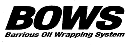 BOWS BARRIOUS OIL WRAPPING SYSTEM trademark