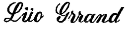 LIIO GRRAND trademark