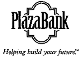 PLAZA BANK.  HELPING BUILD YOUR FUTURE. trademark