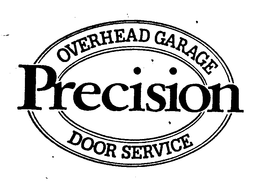 PRECISION OVERHEAD GARAGE DOOR SERVICE trademark
