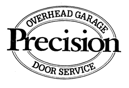 PRECISION OVERHEAD GARAGE DOOR SERVICE trademark