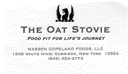 THE OAT STOVIE FOOD FIT FOR LIFE'S JOURNEY MASSON COPELAND FOODS, LLC 1949 ROUTE NINE; GARRISON, NEW YORK 10524 (845) 424-4773 trademark