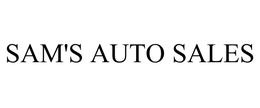 SAM'S AUTO SALES trademark
