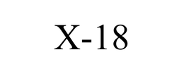 X-18 trademark