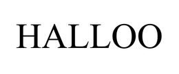 HALLOO trademark