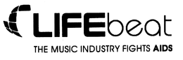LIFEBEAT THE MUSIC INDUSTRY FIGHTS AIDS trademark