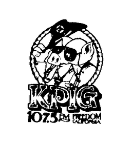 KPIG 107.5 FM FREEDOM CALIFORNIA trademark