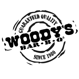 WOODY'S BAR-B-Q GUARANTEED QUALITY SINCE 1980 trademark