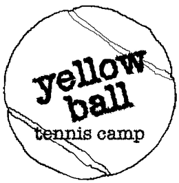 YELLOW BALL TENNIS CAMP trademark