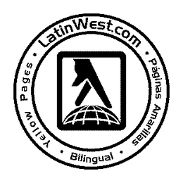 LATIN WEST.COM YELLOW PAGES PÁGINAS AMARILLAS BILLINGUAL trademark