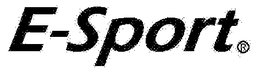 E-SPORT trademark