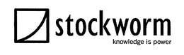 STOCKWORM KNOWLEDGE IS POWER trademark