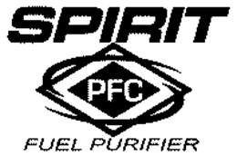 SPIRIT PFC FUEL PURIFIER trademark