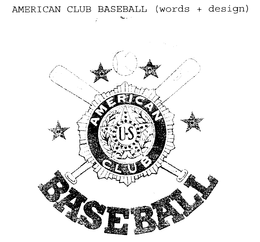 AMERICAN CLUB BASEBALL trademark