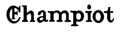 F CHAMPIOT trademark