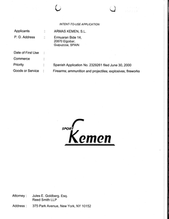 SPORT KEMEN trademark