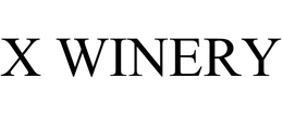 X WINERY trademark