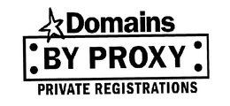 DOMAINS BY PROXY PRIVATE REGISTRATIONS trademark
