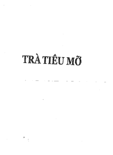 TRÀ TIÊU MÕ trademark
