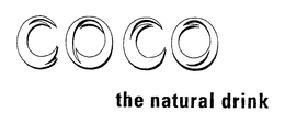 COCO THE NATURAL DRINK trademark