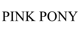 PINK PONY trademark