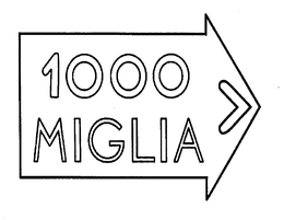 1000 MIGLIA trademark