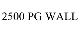 2500 PG WALL trademark