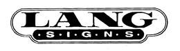 LANG SIGNS trademark