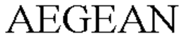 AEGEAN trademark