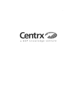 CENTRX A BDP KNOWLEDGE VENTURE trademark