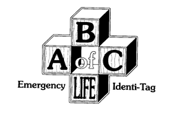 ABC OF LIFE EMERGENCY IDENTI-TAG trademark