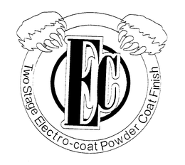 EC TWO STAGE ELECTRO-COAT POWDER COAT FINISH trademark
