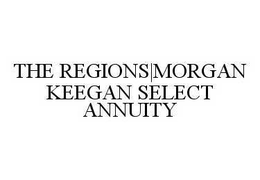THE REGIONS|MORGAN KEEGAN SELECT ANNUITY trademark