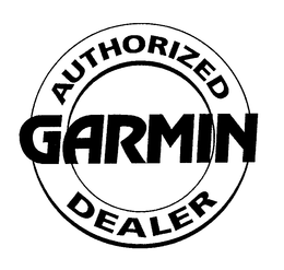 GARMIN AUTHORIZED DEALER trademark