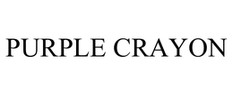 PURPLE CRAYON trademark