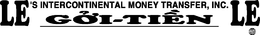 LE'S INTERCONTINENTAL MONEY TRANSFER, INC. GOI TIEN LE trademark