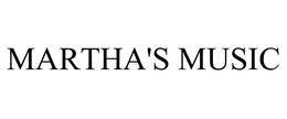 MARTHA'S MUSIC trademark