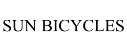 SUN BICYCLES trademark