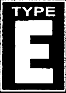 TYPE E trademark