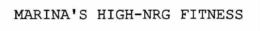 MARINA'S HIGH-NRG FITNESS trademark
