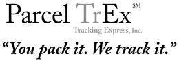 PARCEL TREX TRACKING EXPRESS, INC. "YOU PACK IT. WE TRACK IT." trademark