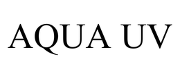 AQUA UV trademark