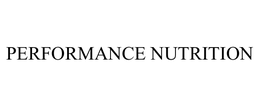 PERFORMANCE NUTRITION trademark