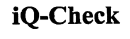 IQ-CHECK trademark