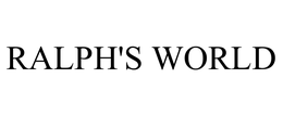 RALPH'S WORLD trademark