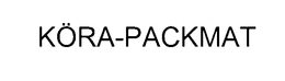 KÖRA-PACKMAT trademark