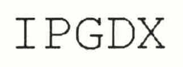 IPGDX trademark