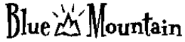 BLUE MOUNTAIN trademark