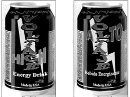 HIGH VOLTAGE ENERGY DRINK trademark
