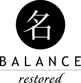 BALANCE RESTORED trademark